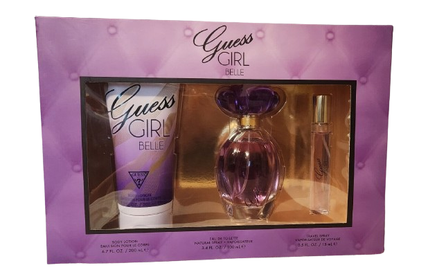 GUESS - "GIRL BELLE" 3pcSET EDT SPR 3.4