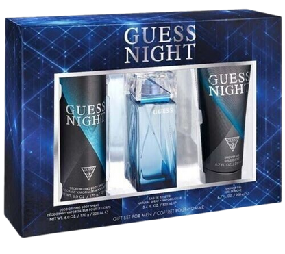 GUESS - "NIGHT" 3pcSET EDT SPR 3.4