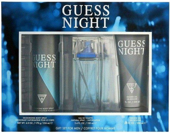 GUESS - "NIGHT" 3pcSET EDT SPR 3.4