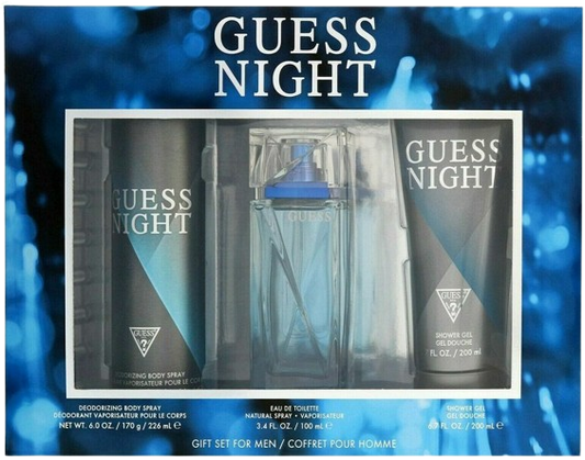 GUESS - "NIGHT" 3pcSET EDT SPR 3.4