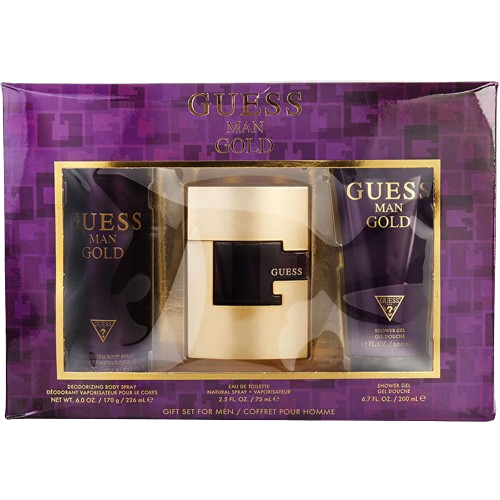 GUESS - "GOLD" 3pcSET EDT SPR 2.5