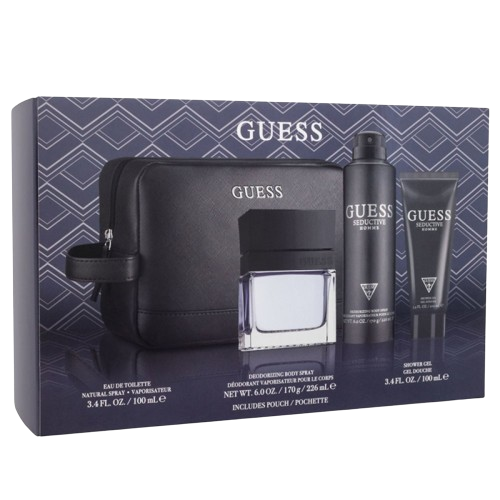 GUESS - "SEDUCTIVE" 4pcSET EDT SPR 3.4