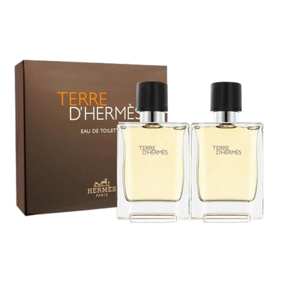 HERMES - "TERRE D'HERMES" 2pcSET DUO EDT SPR 1.7