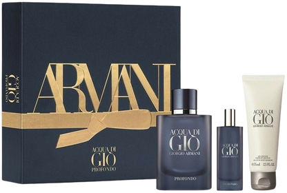 ARMANI - "ACQUA DI GIO PROFONDO" 3pcSET EDP SPR 2.5