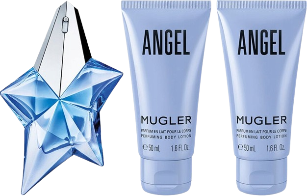 THIERRY MUGLER -ANGEL 3pcSET EDP SPR 0.25 L + 1.7 B/L + 1.7 B/L