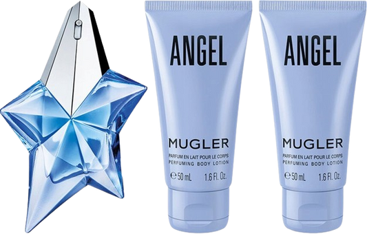 THIERRY MUGLER -ANGEL 3pcSET EDP SPR 0.25 L + 1.7 B/L + 1.7 B/L