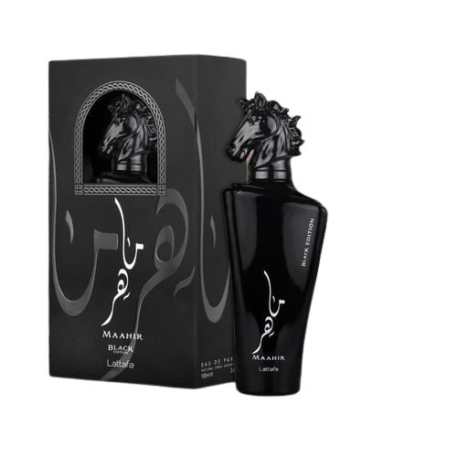 LATTAFA - "MAAHIR BLACK EDITION" EDP SPR 3.4