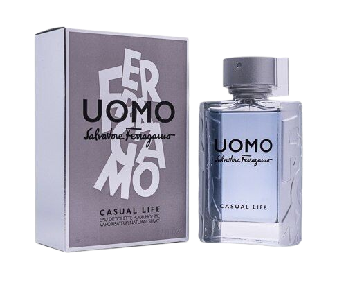 SALVATORE FERRAGAMO - "UOMO CASUAL LIEF MEN" EDT SPR 3.4