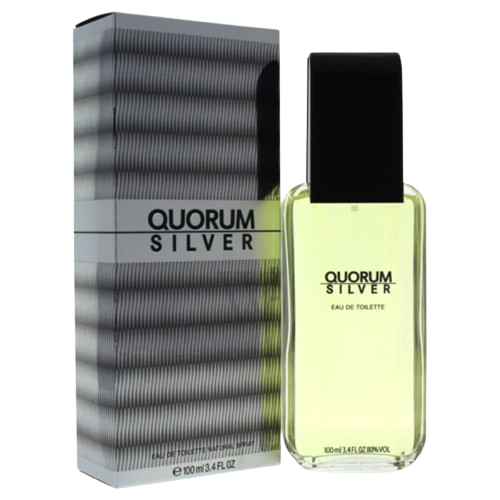 ANTONIO PUIG - "QUORUM SILVER" 2pcSET EDT SPR 3.4 M