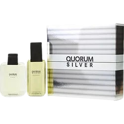 ANTONIO PUIG - "QUORUM SILVER" 2pcSET EDT SPR 3.4 M