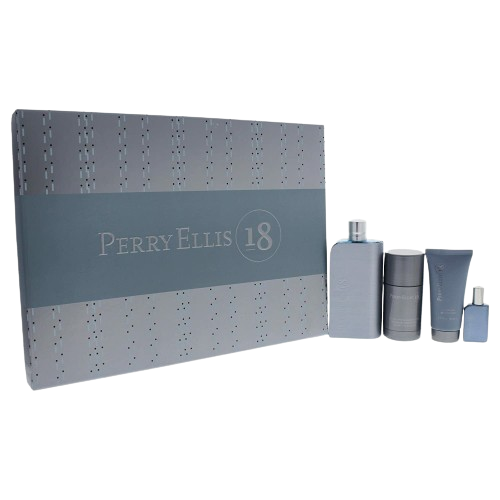 PERRY ELLIS - "18" 4pcSET EDT SPR 3.4