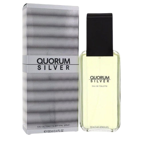 ANTONIO PUIG - "QUORUM SILVER" TESTER EDT SPR 3.4