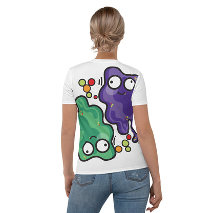 WOMEN T-SHIRTS - AMOEBA FULL PRINT