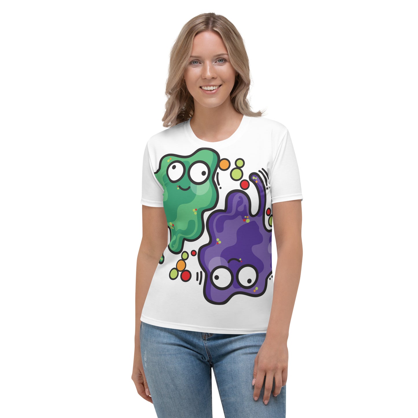 WOMEN T-SHIRTS - AMOEBA FULL PRINT