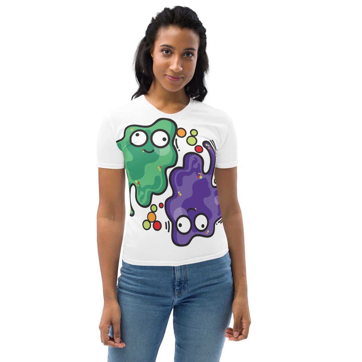 WOMEN T-SHIRTS - AMOEBA FULL PRINT