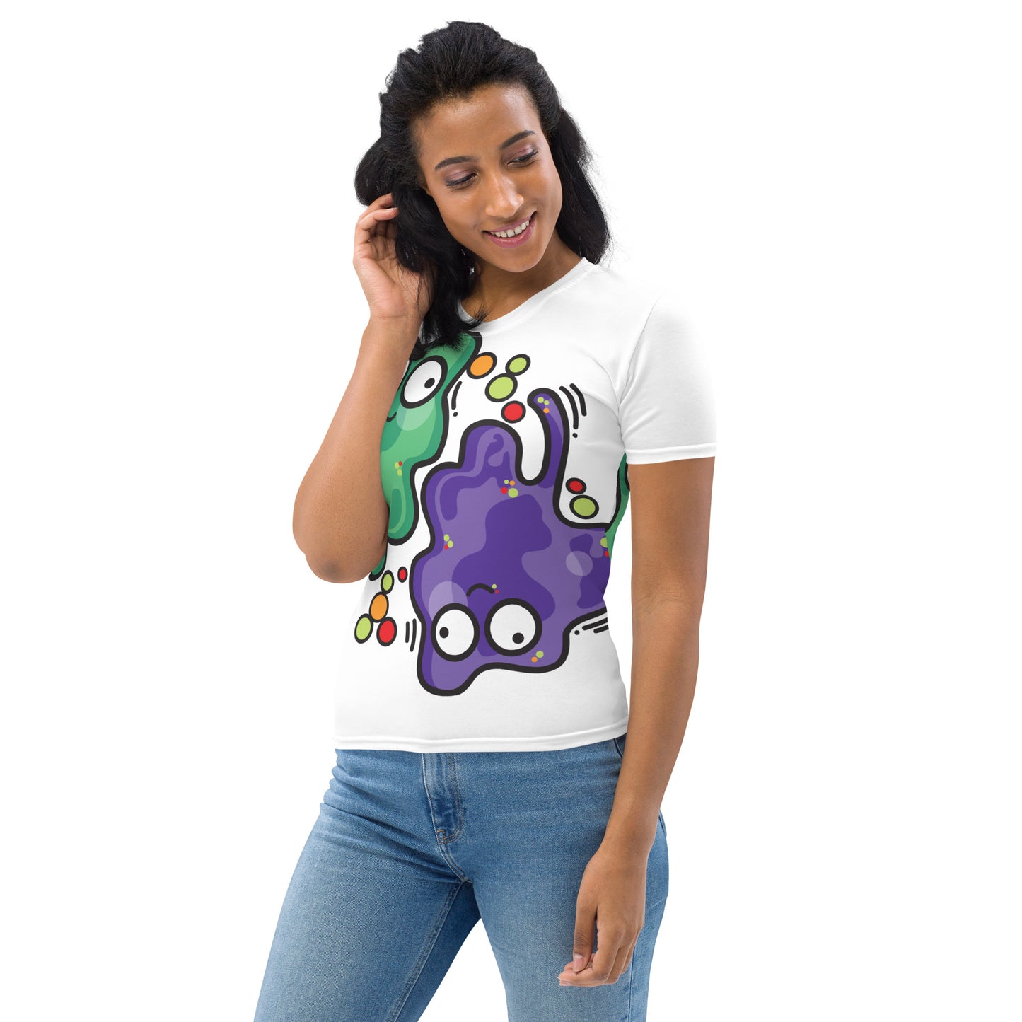 WOMEN T-SHIRTS - AMOEBA FULL PRINT