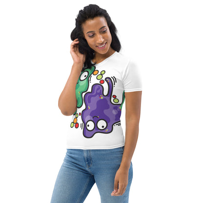 WOMEN T-SHIRTS - AMOEBA FULL PRINT