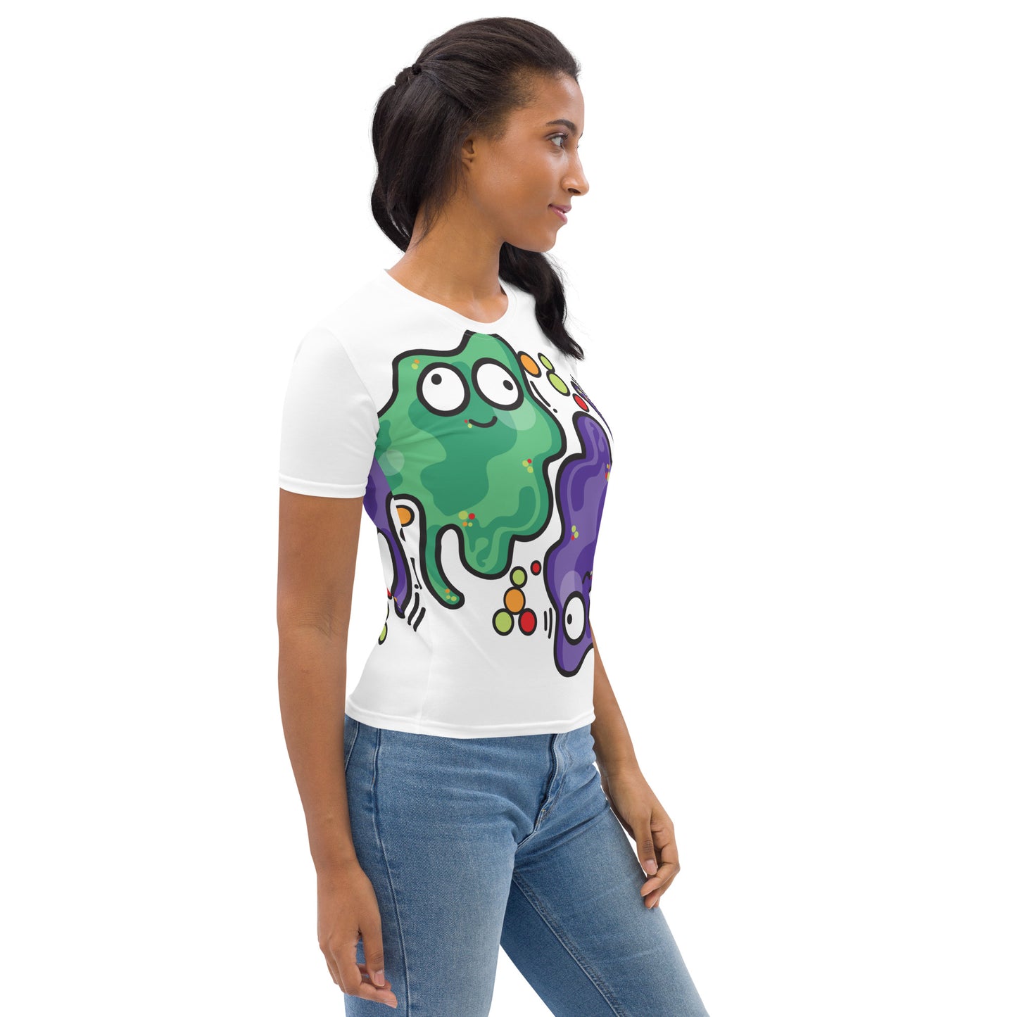 WOMEN T-SHIRTS - AMOEBA FULL PRINT