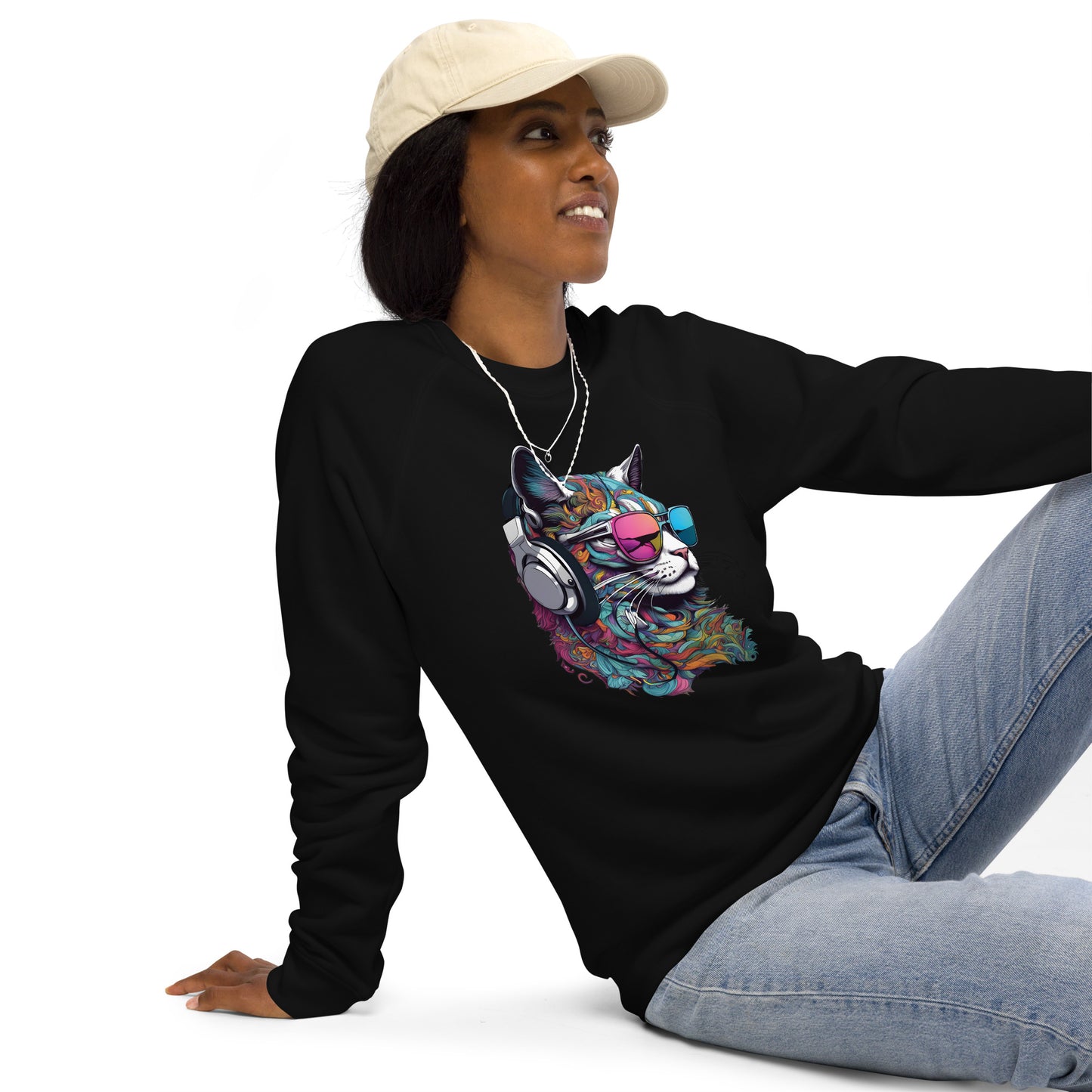 WOMEN SWEATSHIRT - ORGANIC RAGLAN